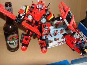 Lego Technics: Letadlo, Bagr, Jeřáb, figurky, autíčka, fekál - 14