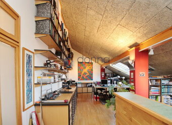 Pronájem ateliéru, 2+1, 112m2, 4.p., ul. Všehrdova, Praha 1  - 14