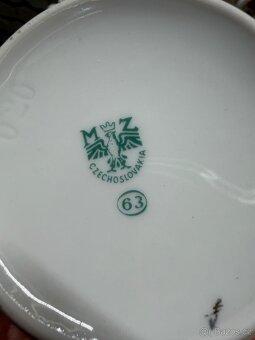 Vintage kávový servis MZ Czechoslovakia - 14