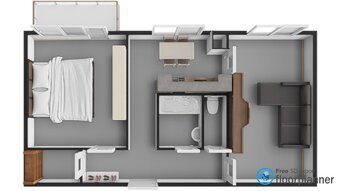 Prodej bytu 2+1 o CP 52m² v Hrušovanech u Brna - 14