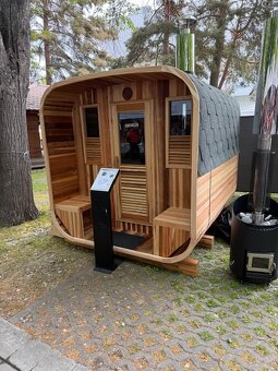 Luxusní Fínska sauna z cedru pro 4-6 osob. - 14