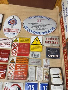 Stara reklamni plechova smaltovana cedule reklama - 14