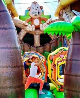 Nafukovací atrakce Opičí dráha - 14