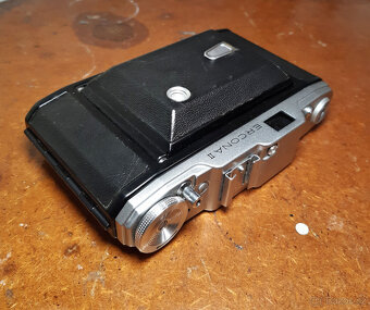 měchový fotoaparát Ercona II, Carl Zeiss Tessar, TOP stav - 14
