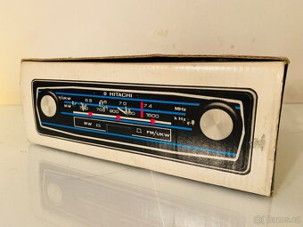 Vintage autorádio Hitachi KM 1033C, r.72, nové, zabalené - 14