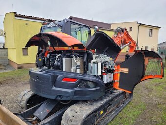 minibagr Kubota KX 080-4, dělené rameno - 14