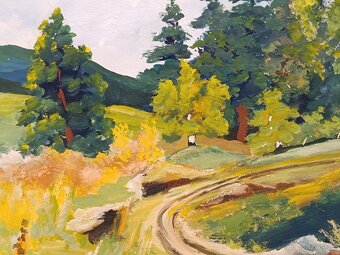 Obrazy 4ks Alois Kokáč, olej 50x70 - 14