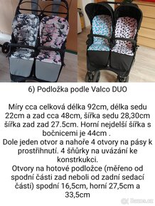 Podložka do kočárku, nové, šití na zakázku, ceny od - 14