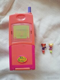 Sada - mini Polly Pocket rozkládací domeček s panenkami - 14