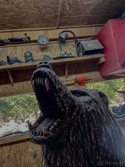 Dřevěné sochy do zahrady - 14