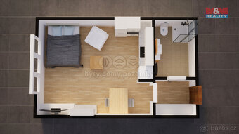 Prodej bytu 1+1, 27 m², Tanvald, ul. U Školky - 14