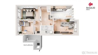 Prodej bytu 3+1 70 m2 Doubravická, Praha - 14