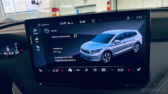 Škoda Enyaq 80, 150 kW, 185 TKM, 08/21, SoH89%, DPH, tepelko - 14