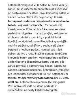 Velký fotobatoh Vanguard VEO active 53 - 14