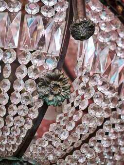 Velký starožitný lustr Ludvík XVI - Hruška - 14