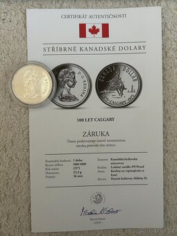 Sada amerických a kanadských stříbrných mincí - 14