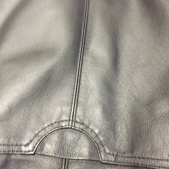 Retro bunda a vesta kožená nenošená luxusní Top stav - 14