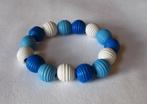 Barevné náramky z kuliček - 14