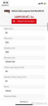 Rozkládací gauč/pohovka - 14