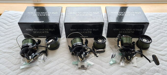 3 x navijáky SHIMANO Aero Technium MGS 12000 XTB s náhradním - 14