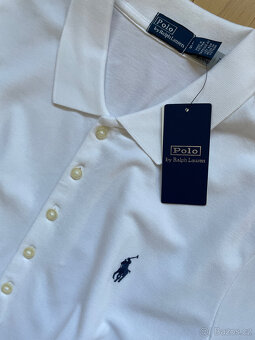 Nové bílé dlouhé zavinovací šaty Polo Ralph Lauren L - 14