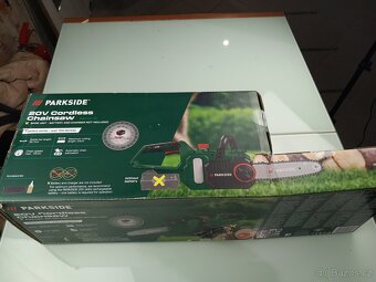 Aku řetězová pila PAKS 20-Li E5 - nové , nepoužito - 14