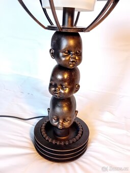 STEAMPUNK RECYCLE ART LAMPY - PATINOVANÝ KOV - 14