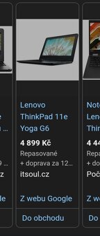 Lenovo Think pad a HP elitebook - 14