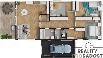 Prodej domu 4+kk,108,6m2, s garáží 20,9m2, a pozemkem 689m2, - 14