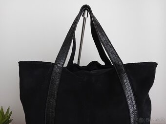 Genuine Leather dámská velká kabela kožená Rezervace - 14