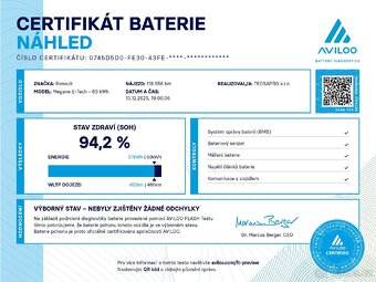 RENAULT MEGANE E-TECH EV60, 65kWh, ZÁRUKA, DPH, SOH 94.2% - 14