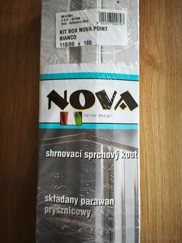 Sprchová zástěna Nova Point 110/80 x 185 - 14