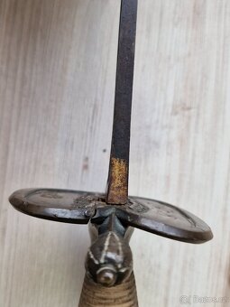 kord důstojník pěchoty Anglie 18.stol - čepel zdobená zlatem - 14