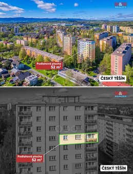 Družstevní byt 2+1 Český Těšín ul.Hrabinská - 14