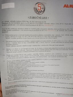 Zahradní sekaci traktor - 14