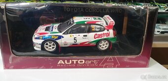 Toyota Corolla wrc 1:18 Autoart rarita rally detailní model - 14