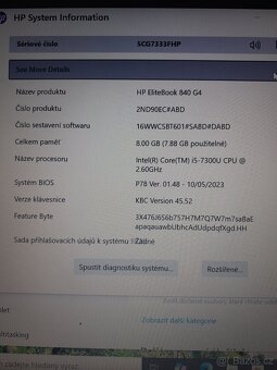 2x Notebooky: Lenovo ThinkPad a HP elitebook - 14