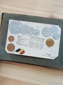 Peníze všech Zemí světa 37 Pohlednic s Mincemi z celého svět - 14