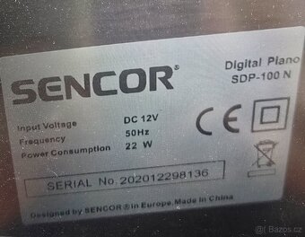 Digitální piano Sencor SDP-100 N - 14