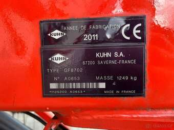 Obraceč sena, píce KÜHN GF 8702 - 14