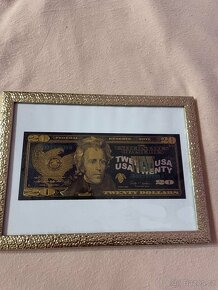 Zlatá bankovka 100 $ - 14