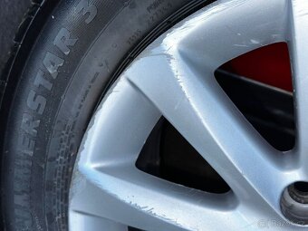 Original ALU kola VW Bristol 15" 6,5J ET50 + 195/65/R15 - 14