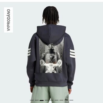 Adidas mikina Star Wars the mandalorian back graphic pánská - 14