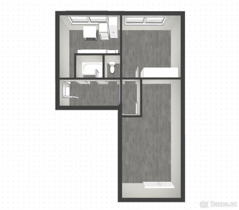 Pronájem bytu 2+1, Šrámkova, Lesná, 17000 Kč/měs, 60 m2 - 14