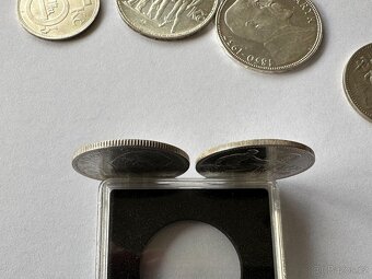 Sada stříbrných mincí Československa v luxusní dřevěné etui - 14