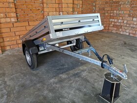 Sklopný přívěsný vozík 204x116x35 cm - 14