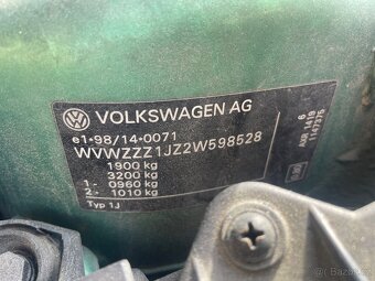 VW GOLF IV. 1.9 TDI Variant Special - 14