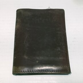 Vintage kožená peněženka hnědá - 14