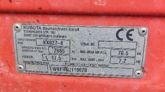 Pásový bagr Kubota KX027-4 - 14