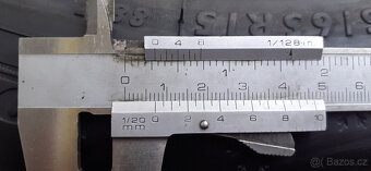 Renault - zimní hliníková kola 15" s TPMS - zánovní pneu - 14